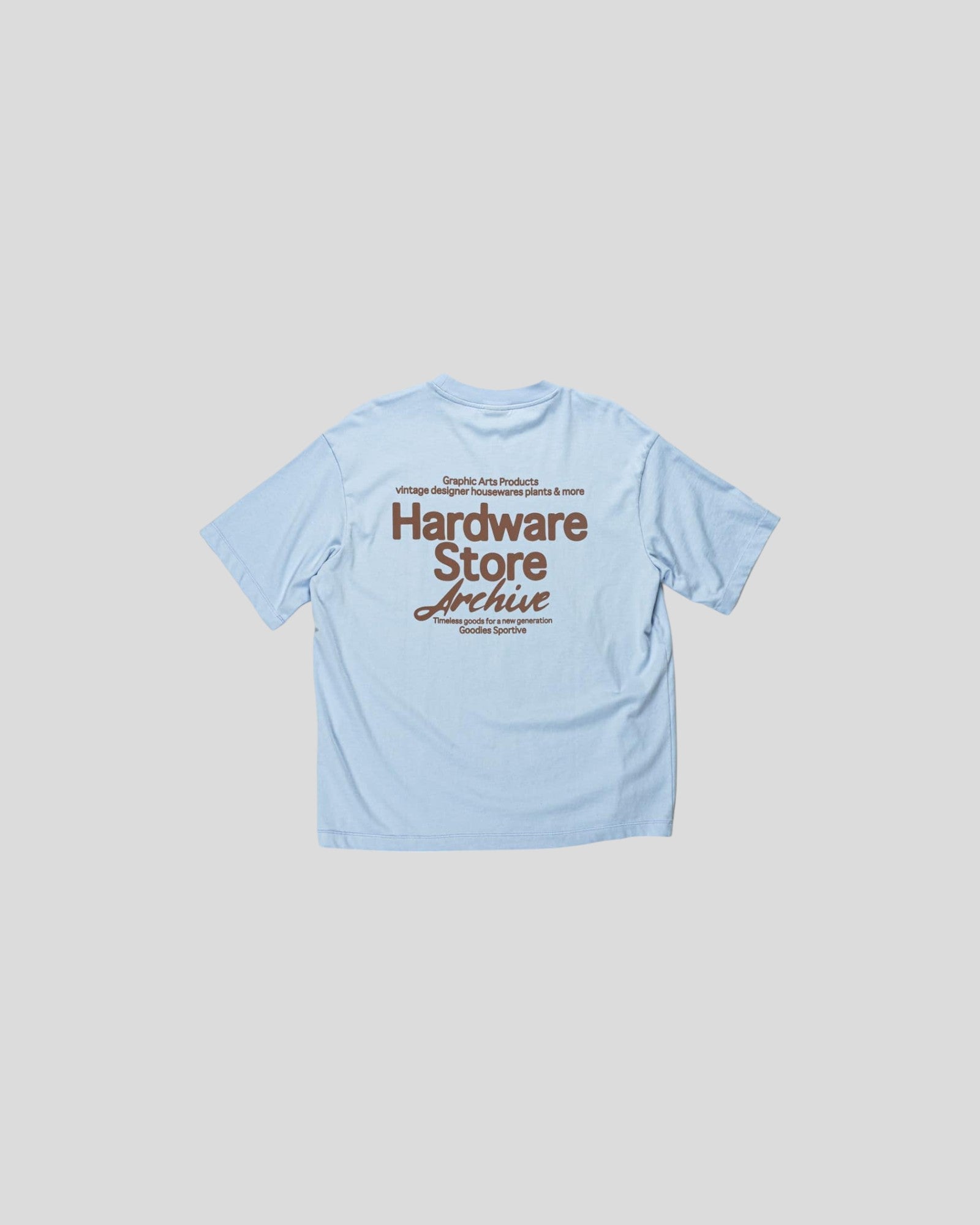Goodies Sportive || Hardware Store Tee - Blue / Brown Goodies Sportive