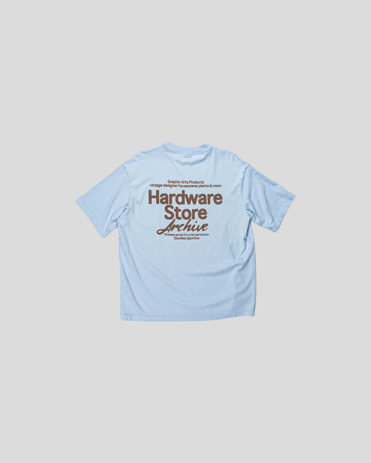 Goodies Sportive || Hardware Store Tee - Blue / Brown Goodies Sportive