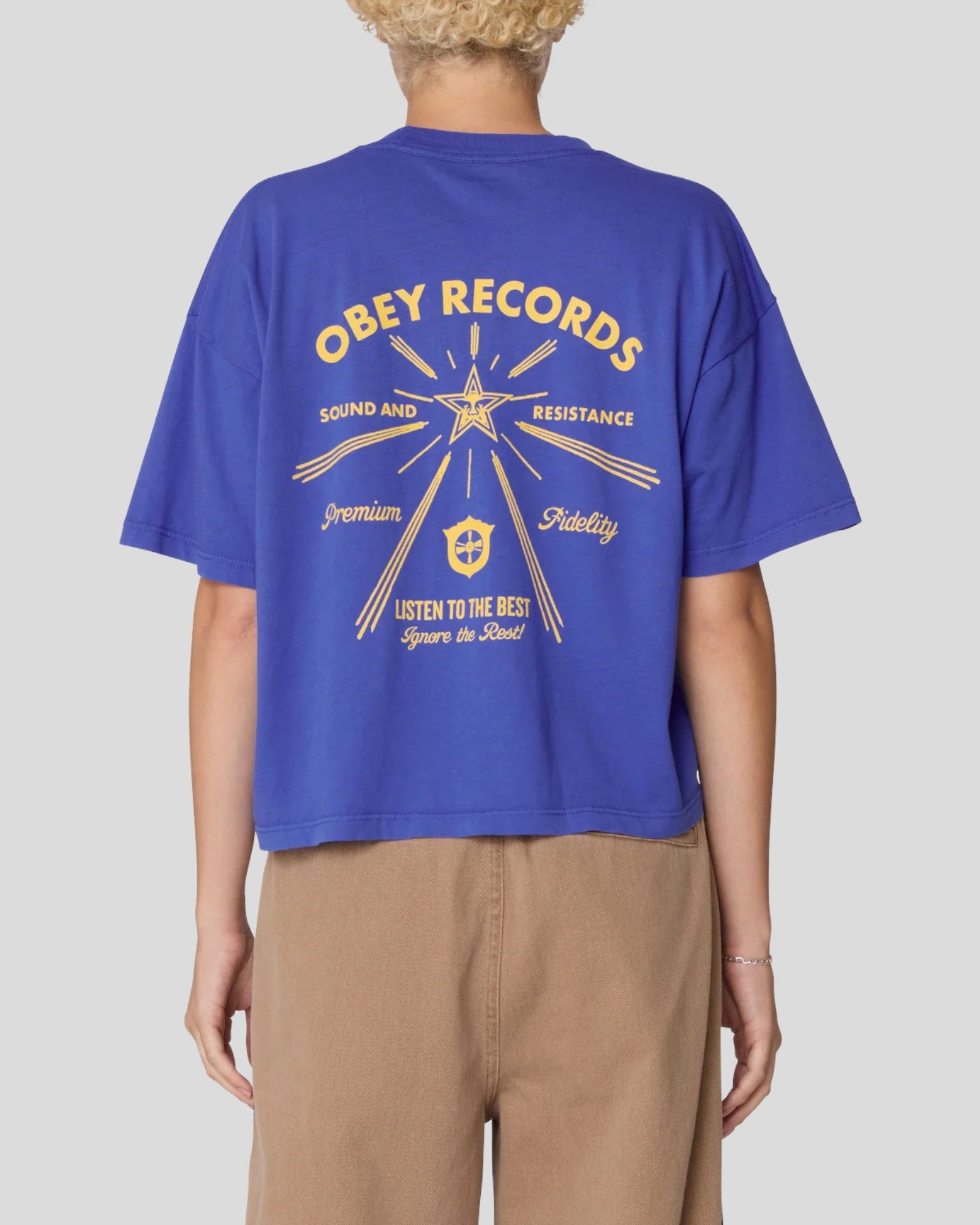 Obey || Listen to the Best - Electric Indigo Obey