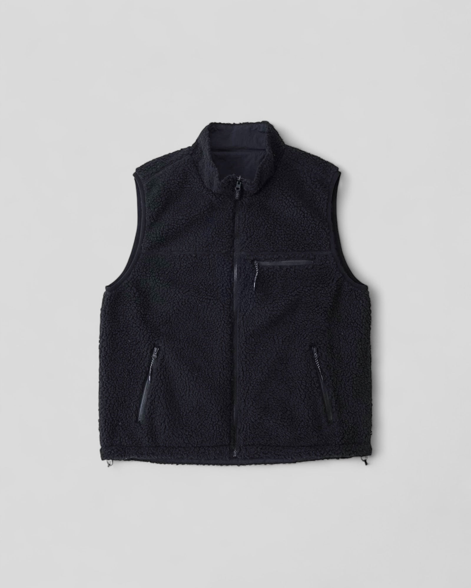 Gramicci || Réversible Sherpa Vest - Charcoal / Black - M' Gramicci