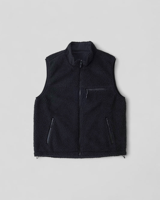 Gramicci || Réversible Sherpa Vest - Charcoal / Black - M' Gramicci