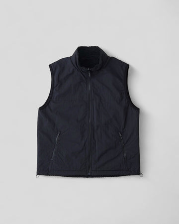 Gramicci || Réversible Sherpa Vest - Charcoal / Black - M' Gramicci