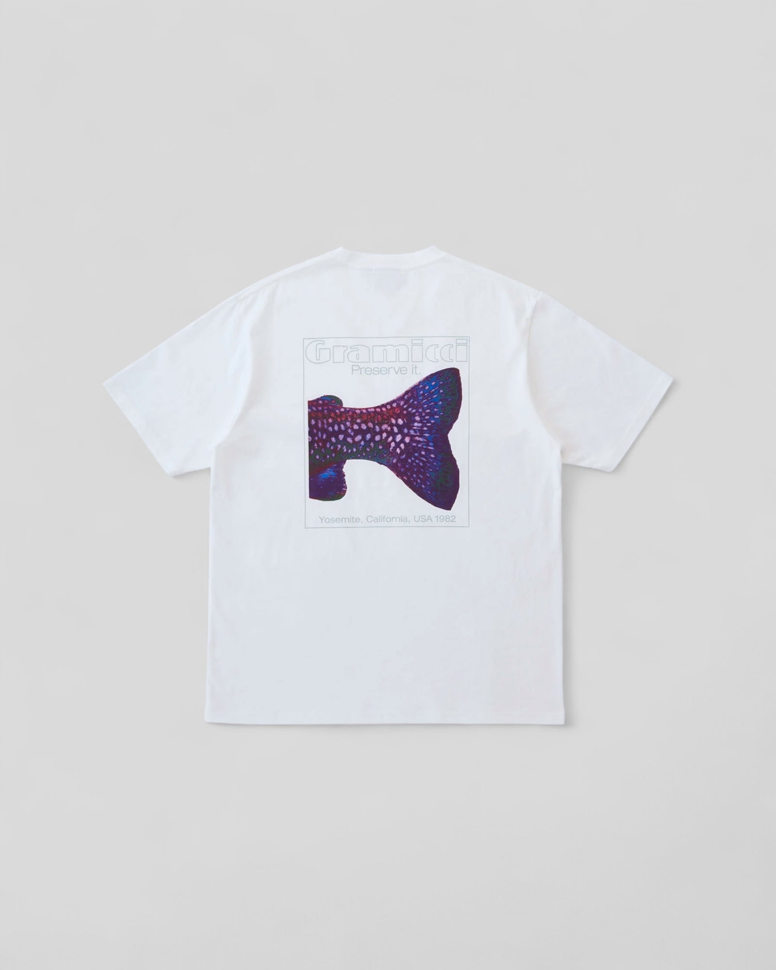 Gramicci || Trouttail Tee - White - M' Gramicci