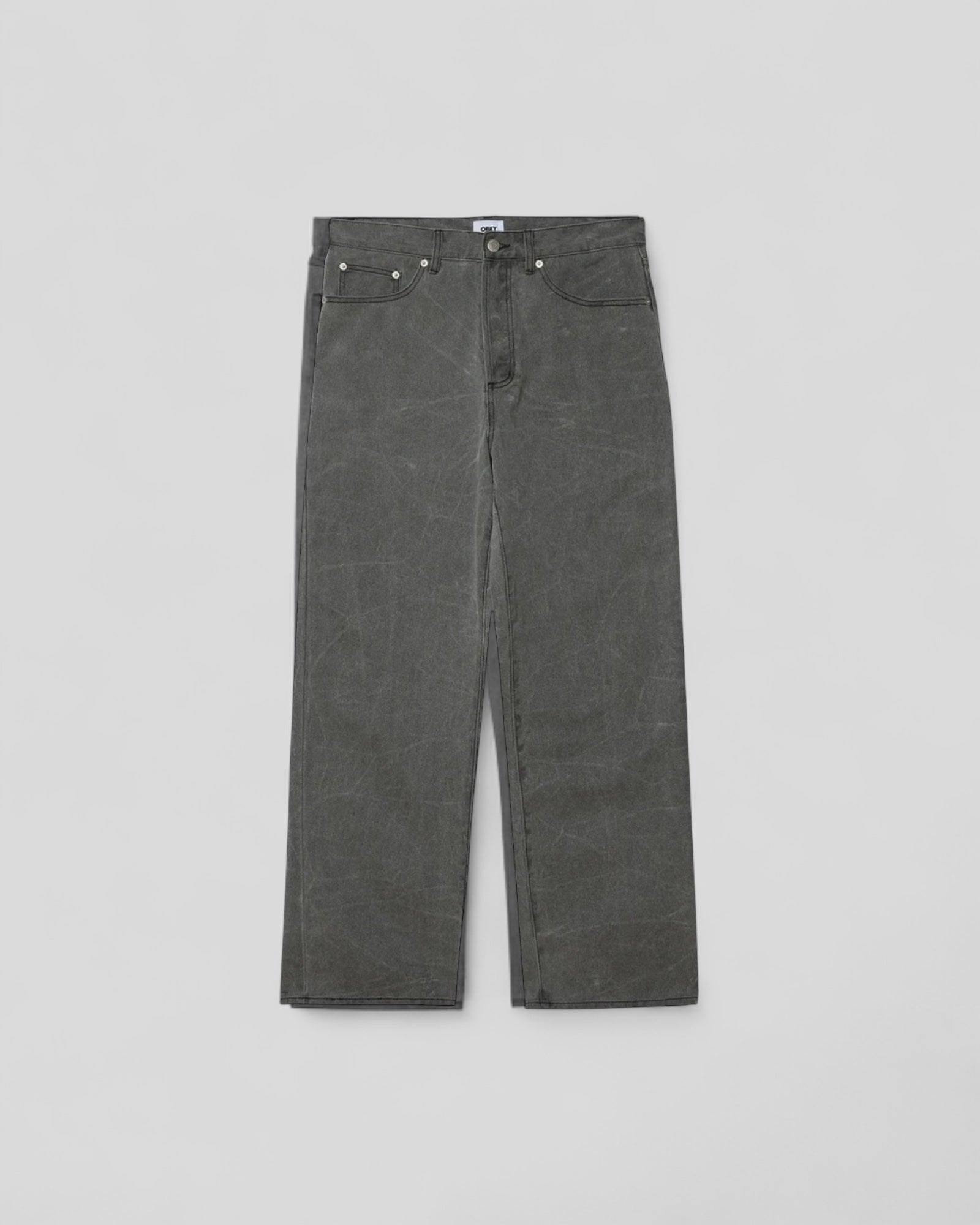 Obey || Classic Wrinkle Baggy Denim - Black Wash - M’ Obey