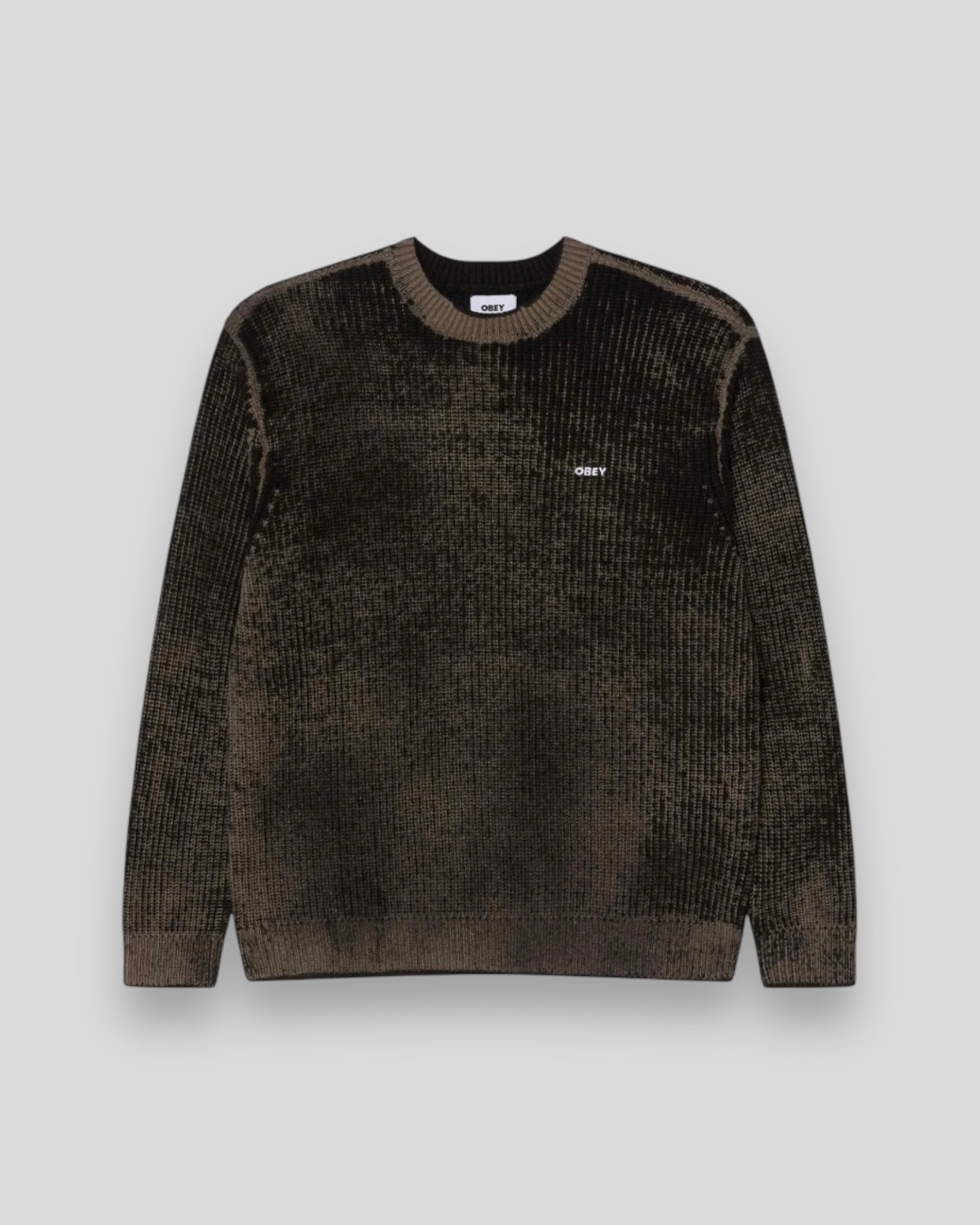 Obey || Spray Effect Sweater - Black Multi - M’ Obey