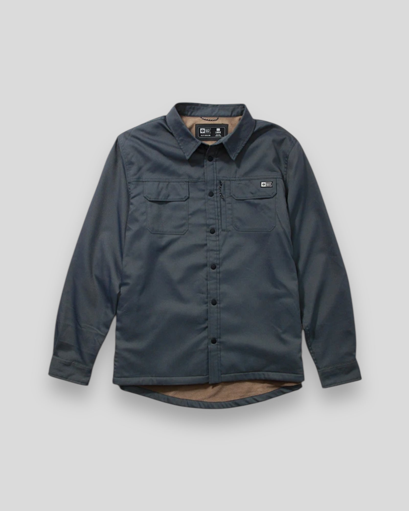 Salty Crew || Fathom LS Tech Shacket - Midnight Navy - M’ Salty Crew