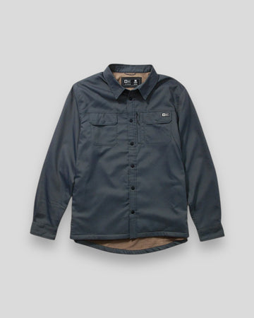 Salty Crew || Fathom LS Tech Shacket - Midnight Navy - M’ Salty Crew