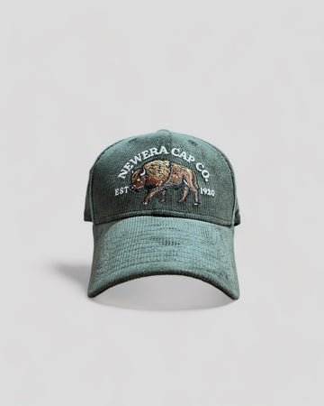 New Era || 9forty Cord || Forest Green Bison