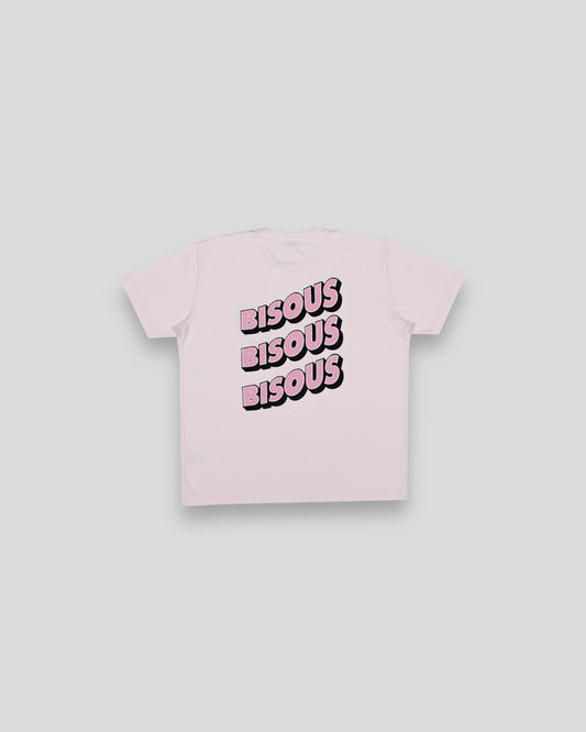 Bisous Skateboards || T-shirt Sonics || Light Pink