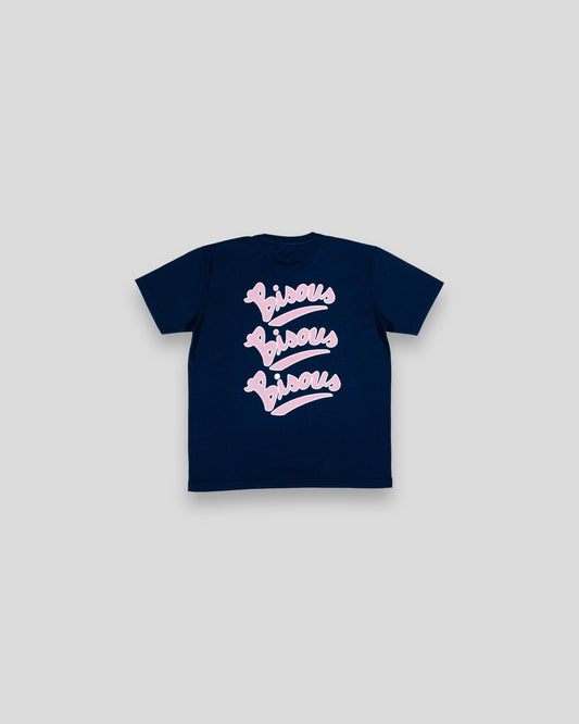 Bisous Skateboards || T-shirt Gianni || Navy