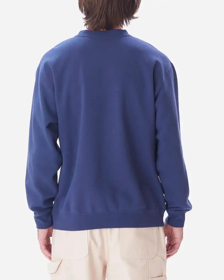 Obey || Obey Records Crew Neck - Academy Navy Obey