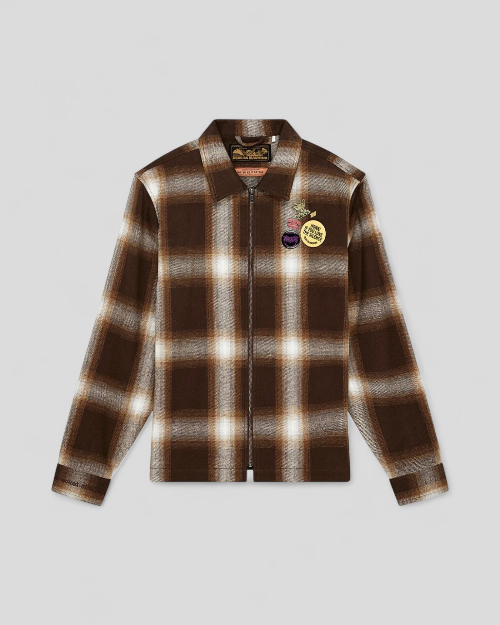 Deus || Control Circuit Jacket - Golden Pyrite Check - M’ Deus ex machina