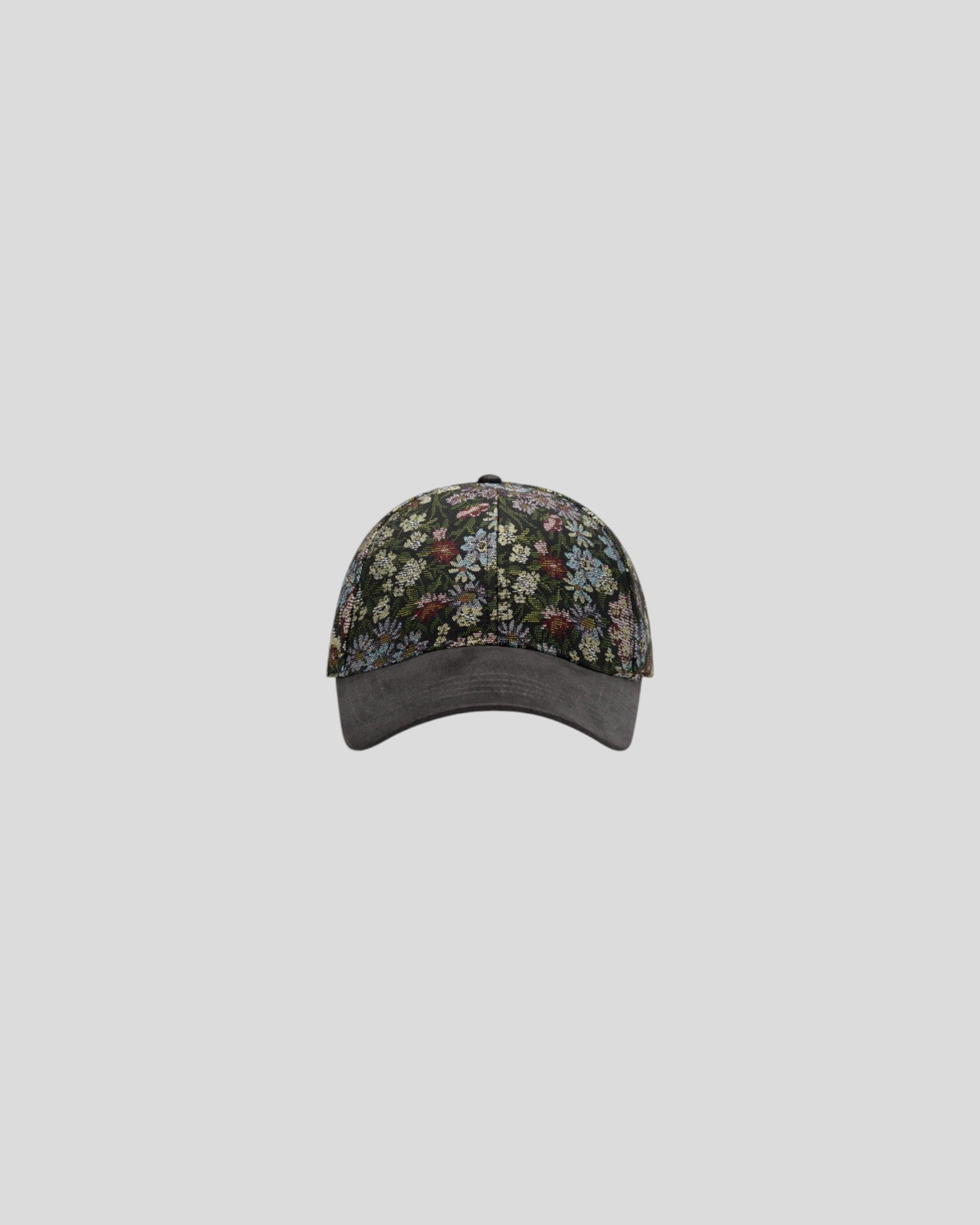 Les Deux || Jacquard Baseball Cap - Rosin/ Chive Green Les Deux