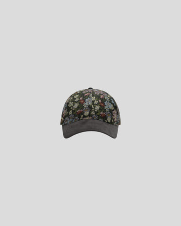 Les Deux || Jacquard Baseball Cap - Rosin/ Chive Green Les Deux