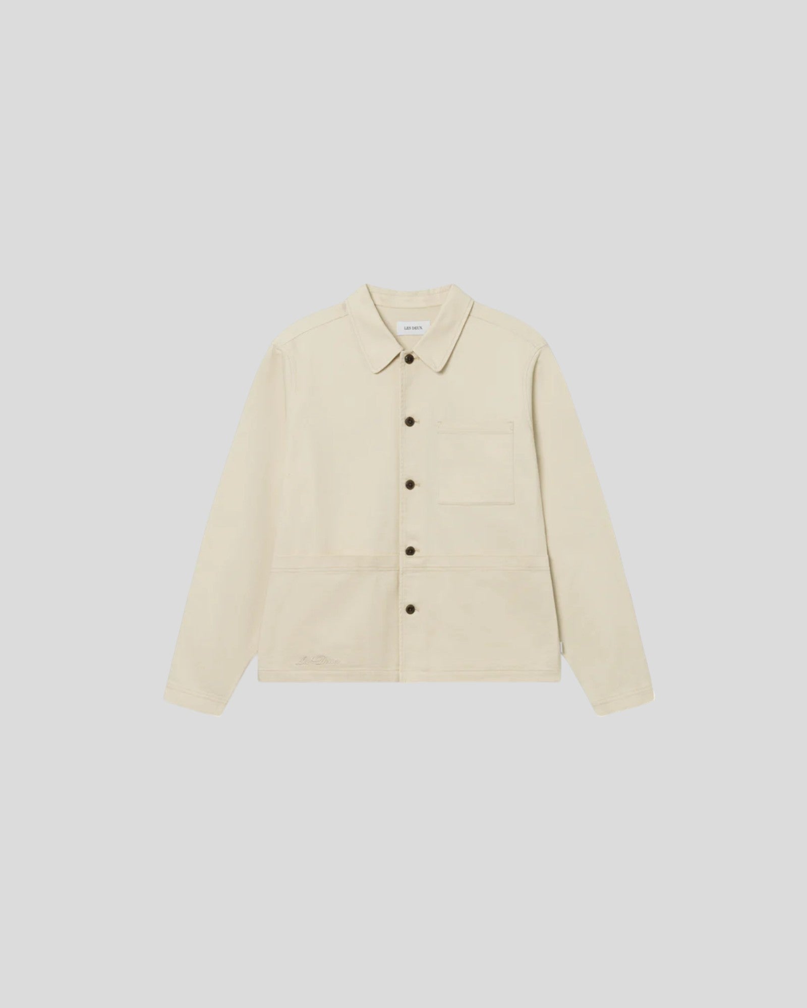 Les Deux || Journey Embroidery Overshirt - Ivory Les Deux