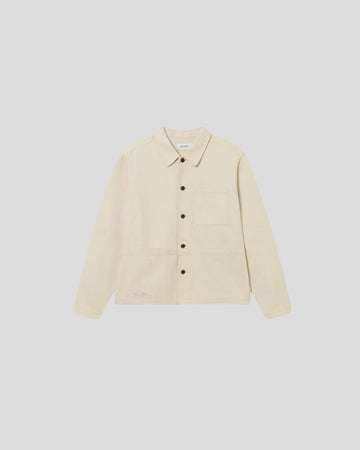 Les Deux || Journey Embroidery Overshirt - Ivory Les Deux