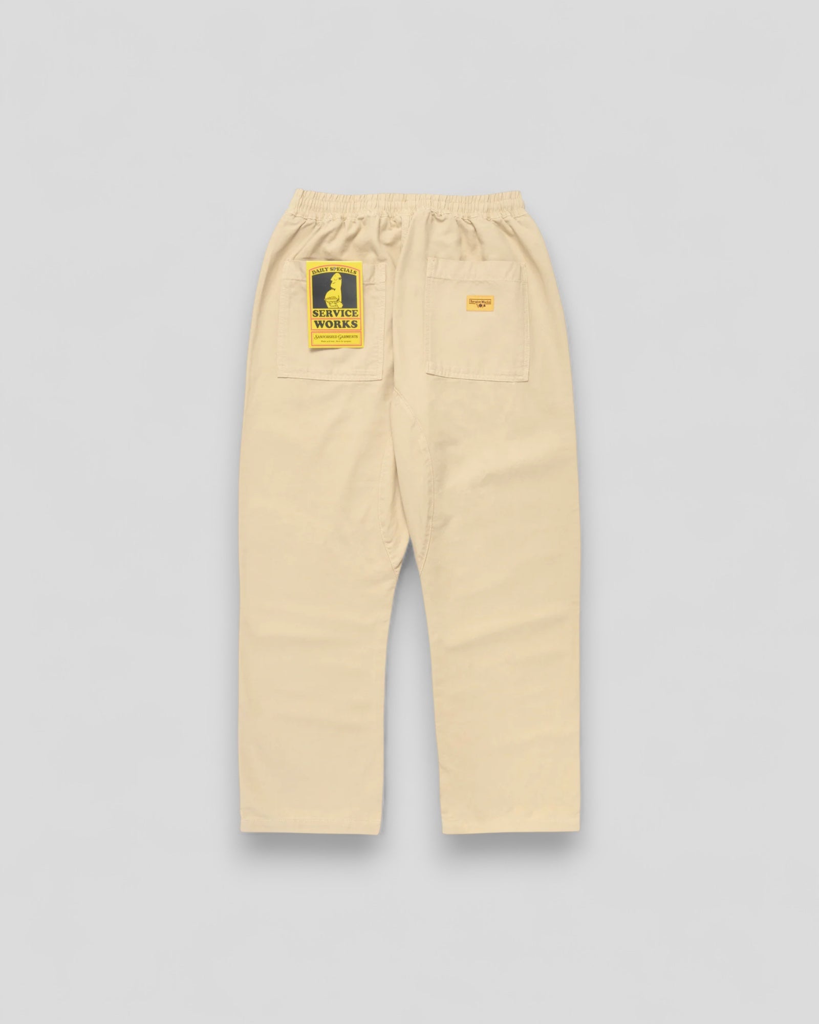 Service Works || Classic Canvas Chef Pants - Pale Khaki - M' Service Works