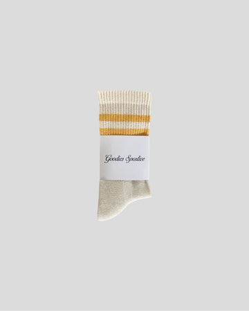 Goodies Sportive || Striped Socks - Mustard Goodies Sportive