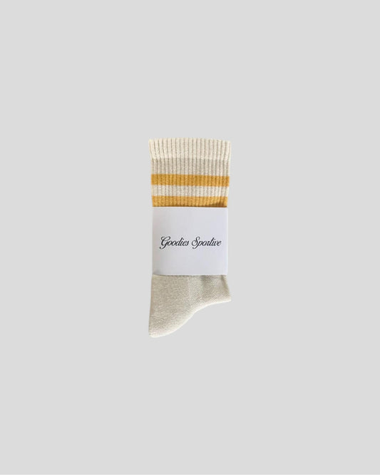 Goodies Sportive || Striped Socks - Mustard Goodies Sportive