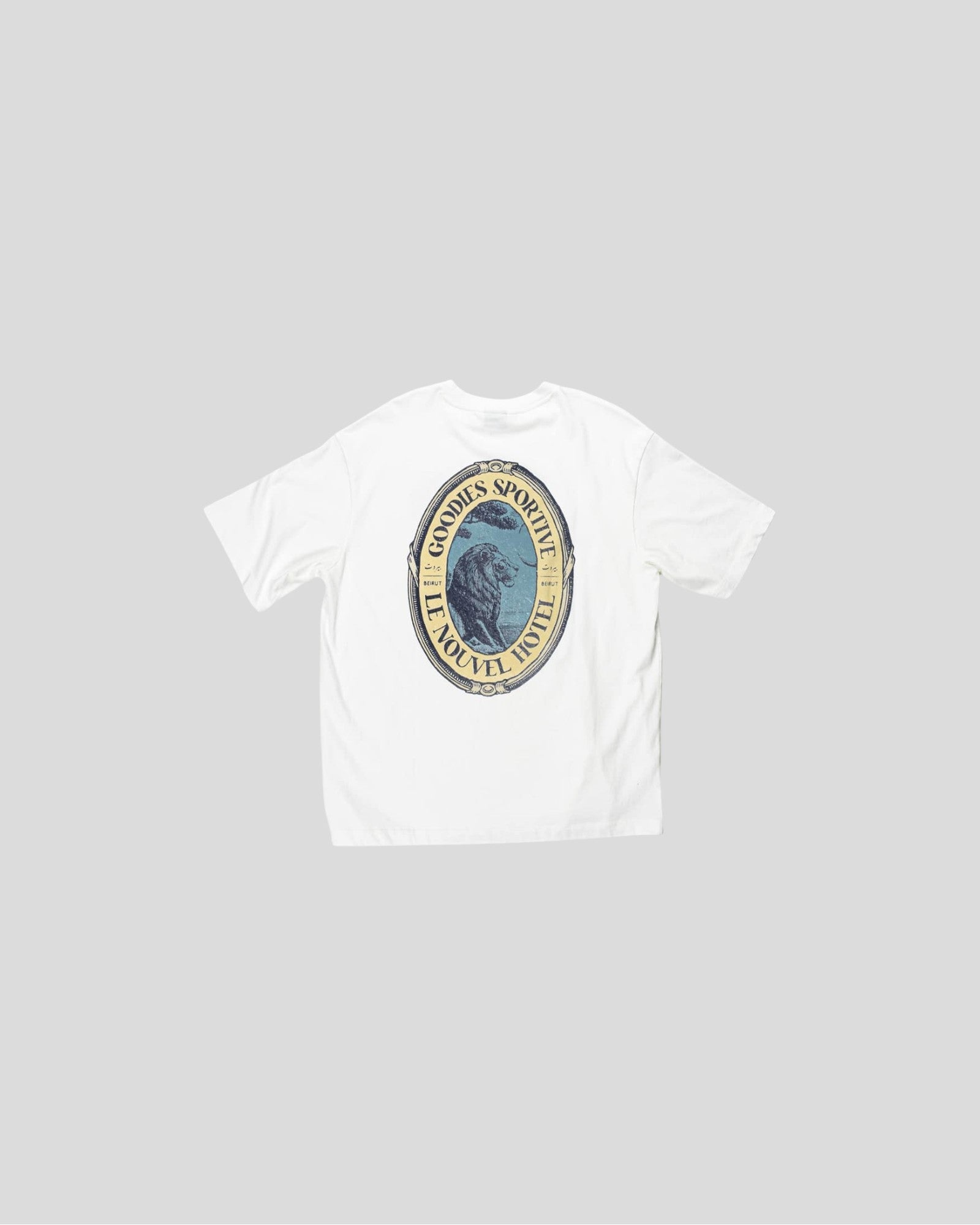 Goodies Sportive || Le Nouvel Hotel Tee - White Goodies Sportive