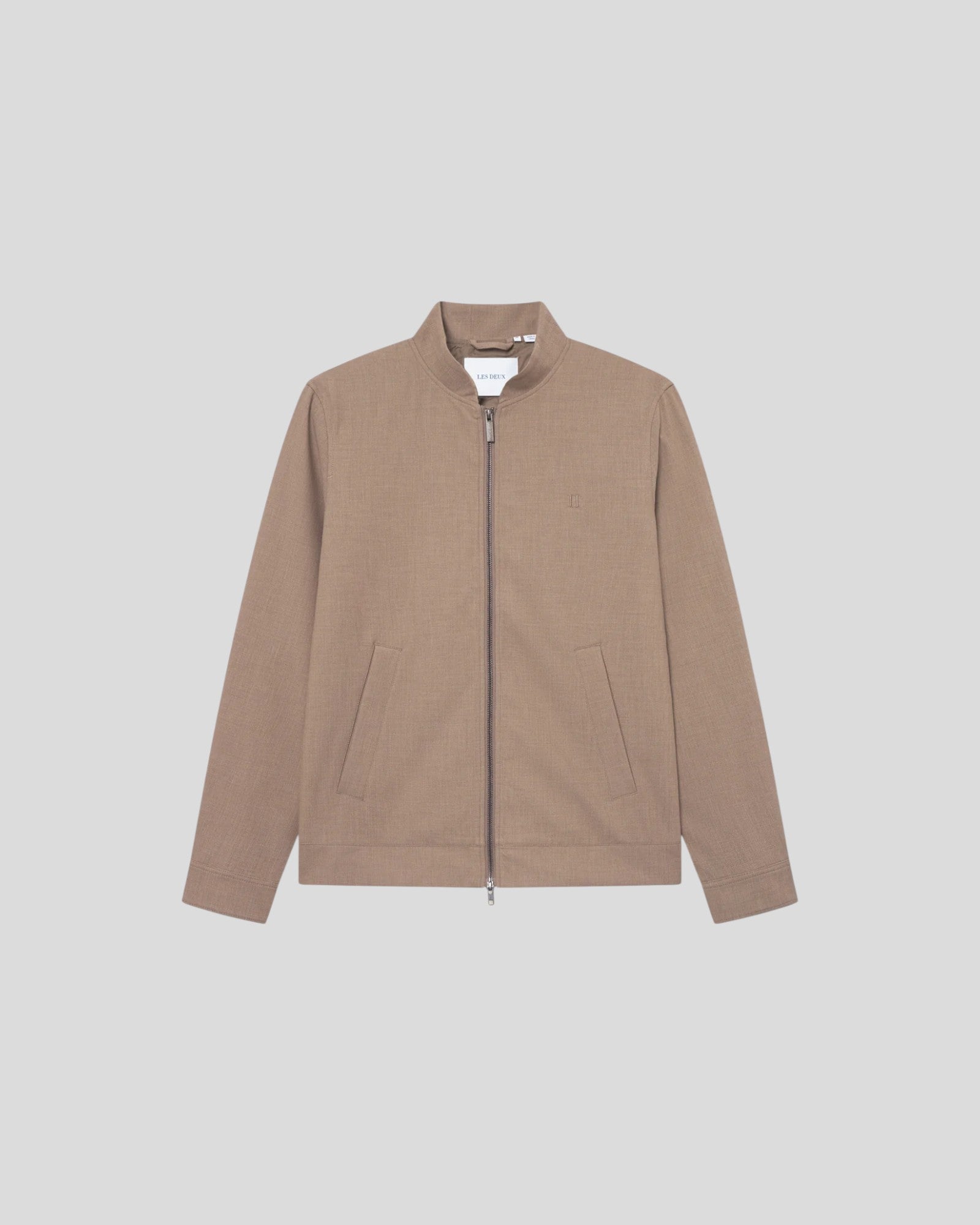 Les Deux || Como Reg Textured Bomber Jacket - Caribou Les Deux