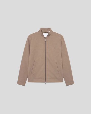 Les Deux || Como Reg Textured Bomber Jacket - Caribou Les Deux