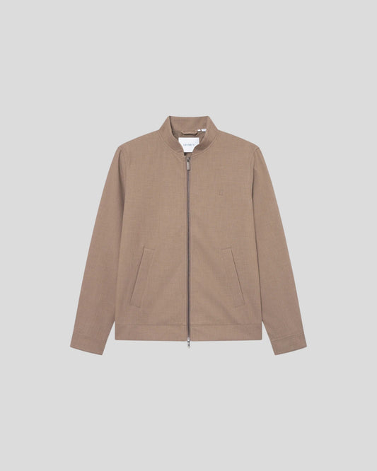 Les Deux || Como Reg Textured Bomber Jacket - Caribou Les Deux