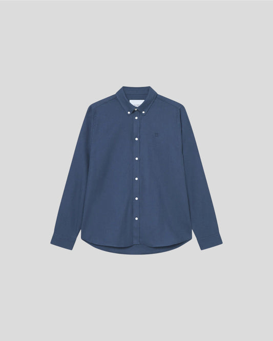 Les Deux || Desert Reg Shirt - Dark Navy Les Deux