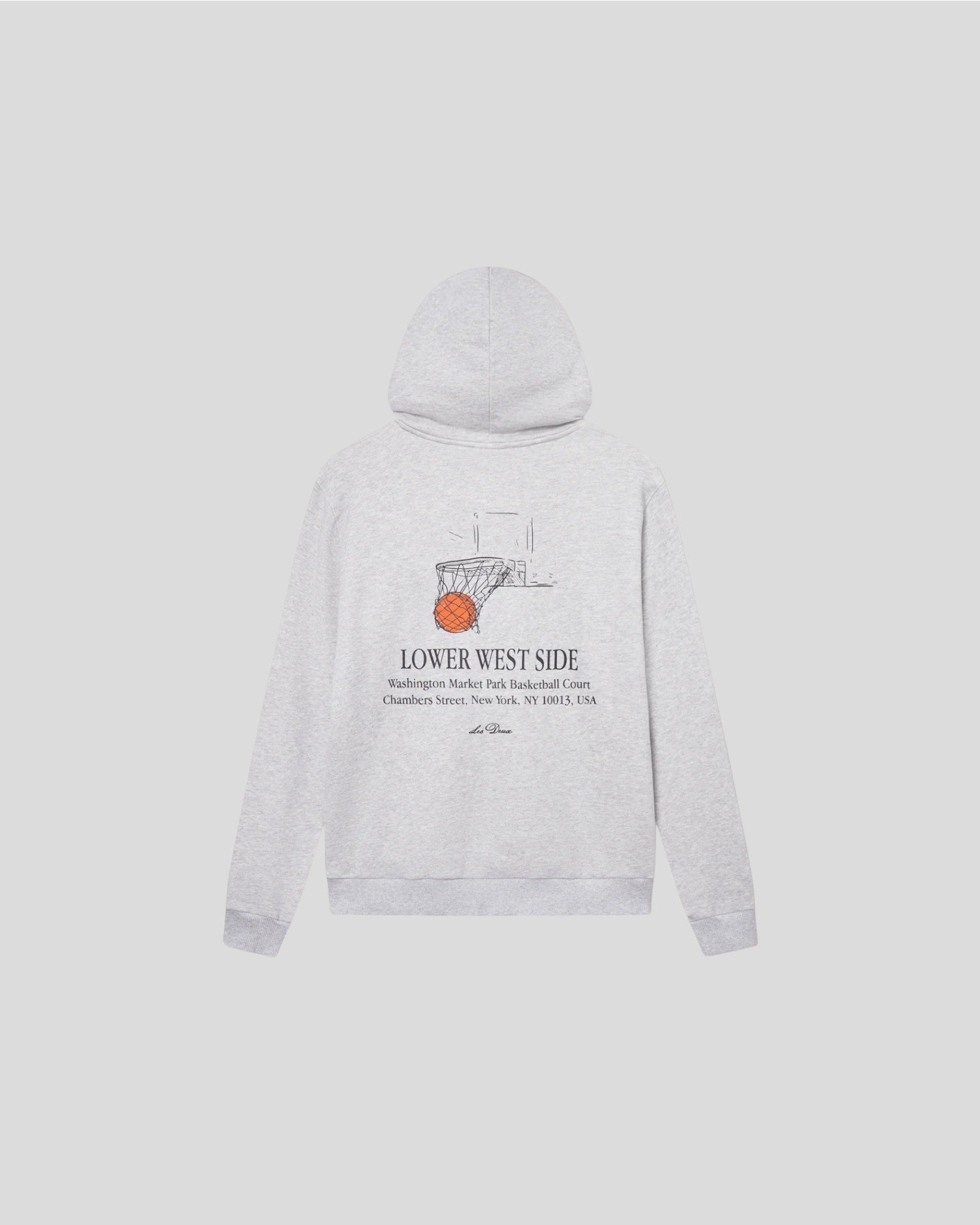 Les Deux || West Side Hoodie - Snow Melange Les Deux
