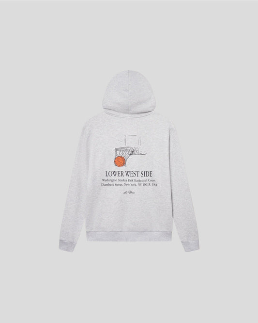 Les Deux || West Side Hoodie - Snow Melange Les Deux