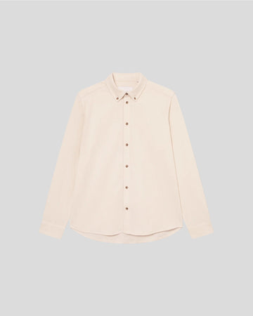 Les Deux || Konrad Pinwale Corduroy Shirt - Ivory Les Deux