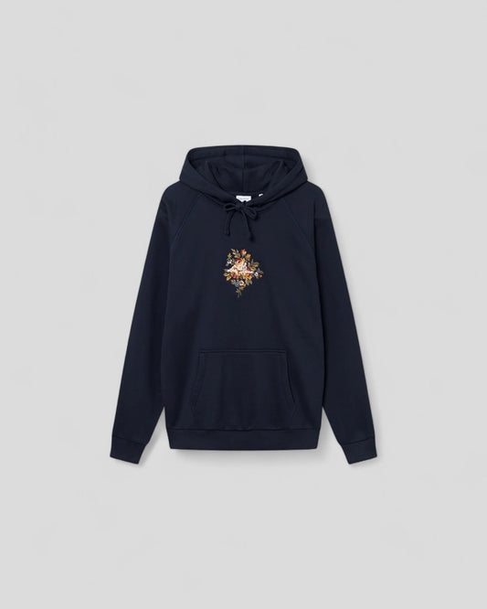 Les Deux || Fiore Hoodie - Dark Navy Les Deux