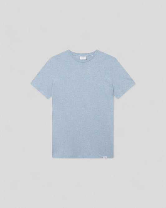 Les Deux ||Norregaard Tonal T-Shirt - Xenon Blue Melange Les Deux