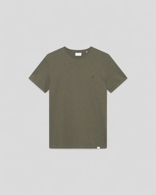 Les Deux || Norregaard Tonal T-shirt - Forest Green Melange Les Deux