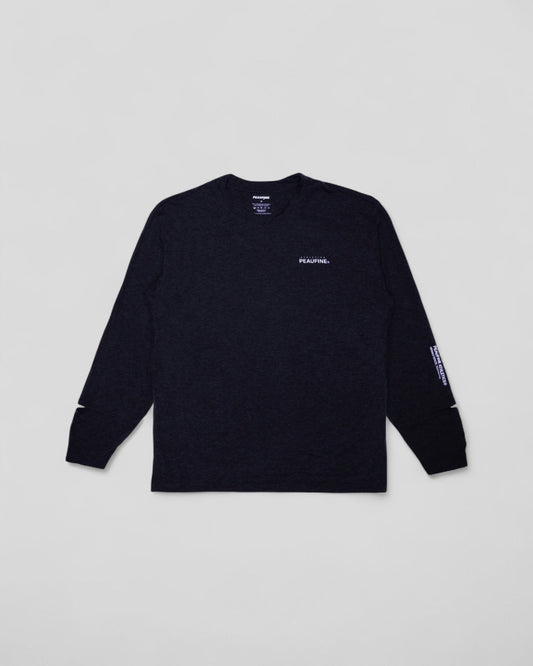 Peaufine || Merino Tech Longsleeve - Navy - M’ Peaufine