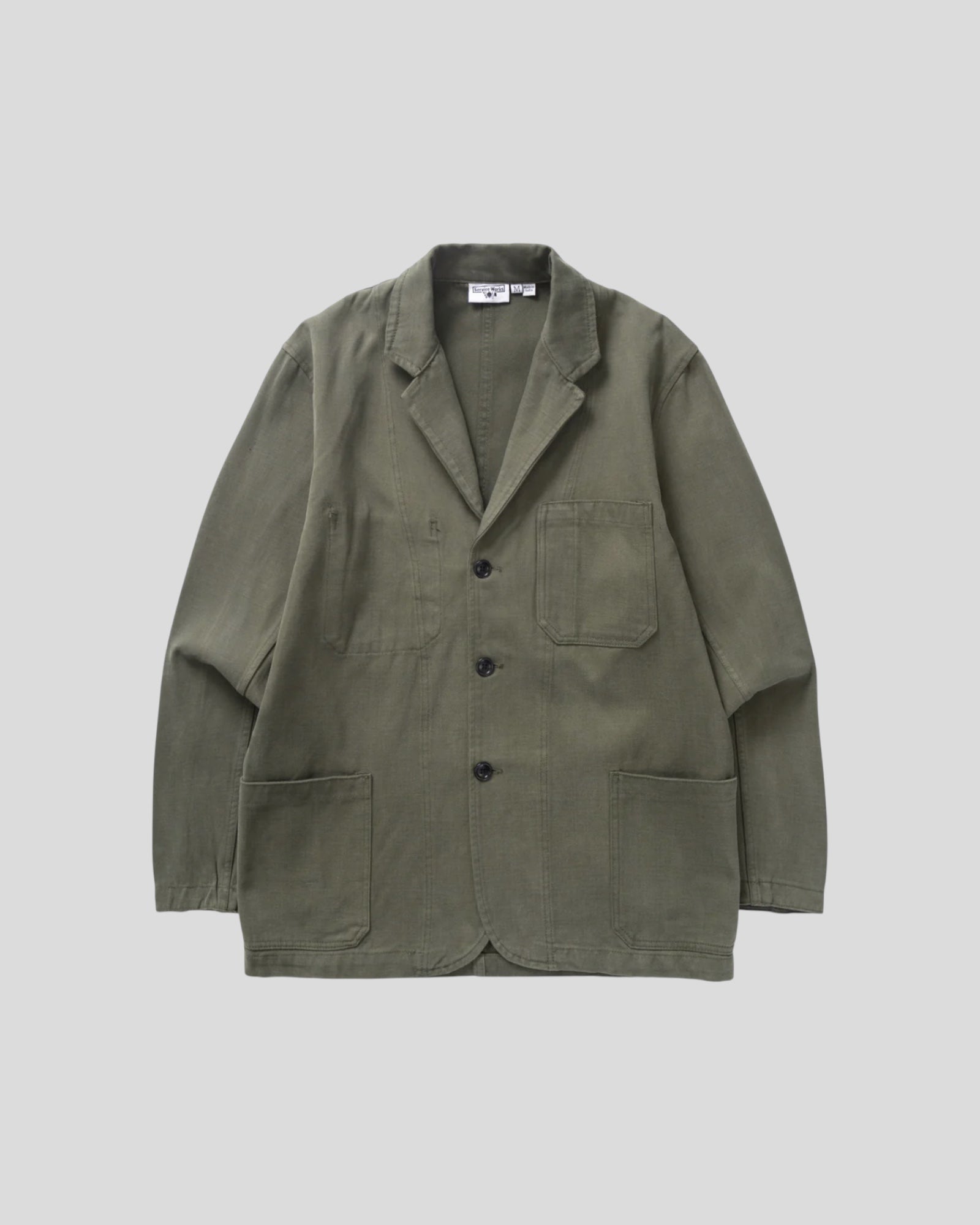 Service Works || Moleskin Server Suit Jacket - Moss - M' Service Works