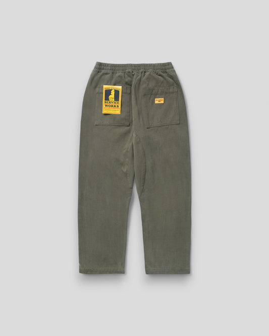Service Works || Moleskin Chef Pants - Moss - M' Service Works