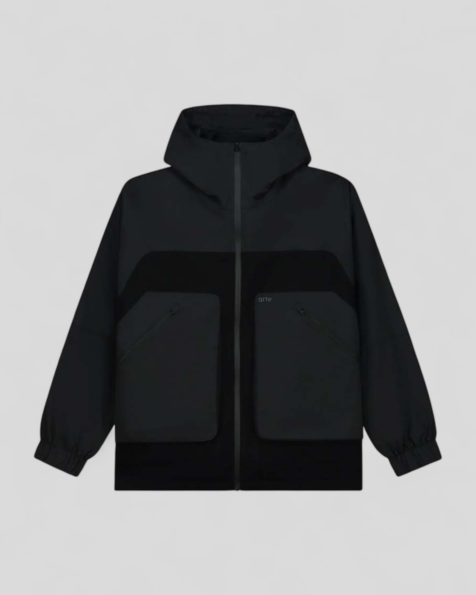Arte || Nylon Technical Jacket - Black - M' Arte