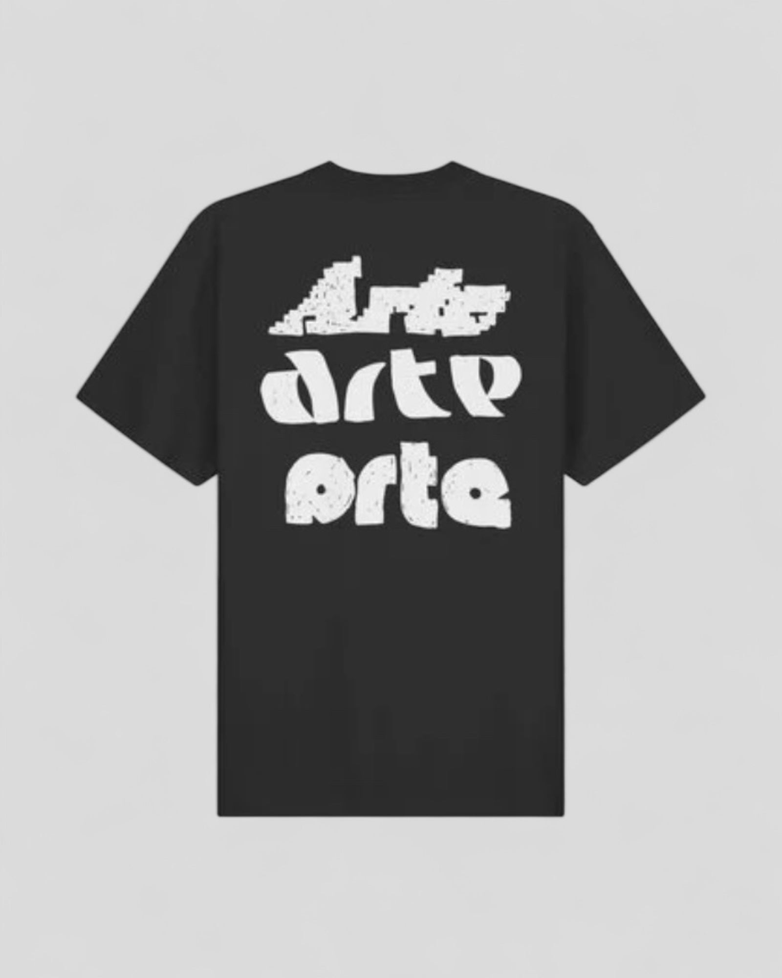 Arte || Multi Arte Print T-shirt - Black - M’ Arte