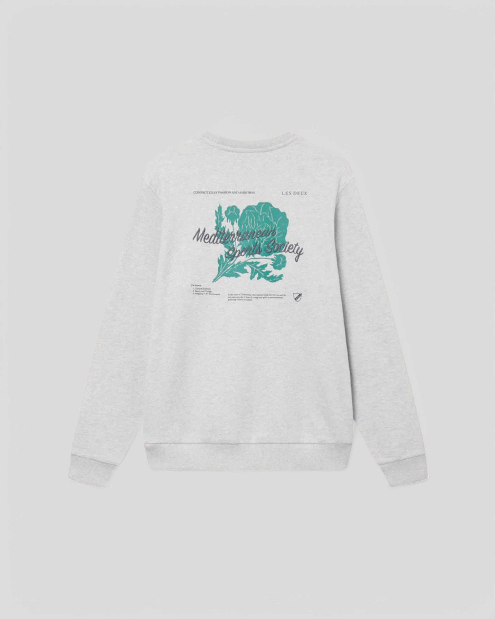 Les Deux || Mediterranean  Sweatshirt - Snow Melange