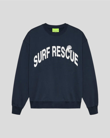 New Amsterdam || Surf Rescue Crewneck - Navy New Amsterdam