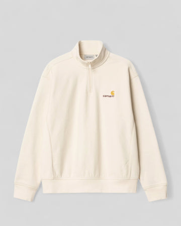 Carhartt || Half Zip American Script Sweat - Natural - M’ Carhartt