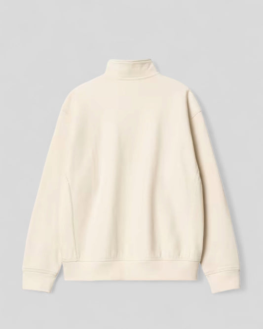Carhartt || Half Zip American Script Sweat - Natural - M’ Carhartt