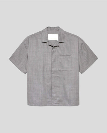 New Amsterdam || Wijk Shirt Wool - Grey New Amsterdam