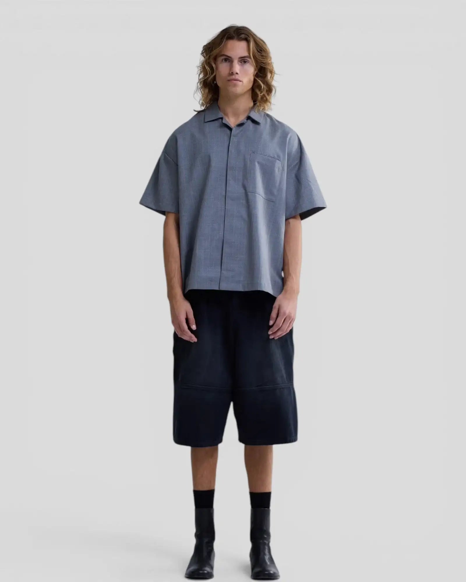 New Amsterdam || Wijk Shirt Wool - Grey New Amsterdam