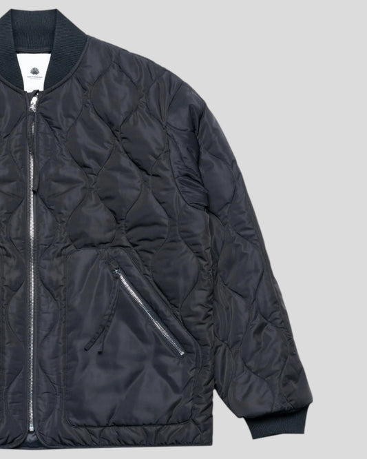 New Amsterdam || Quilted Padded Jacket - Black M" New Amsterdam Surf Association