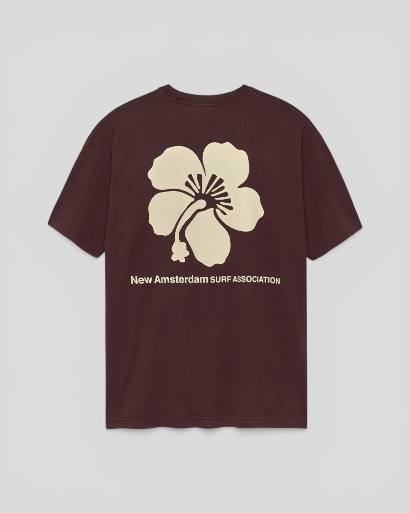 New Amsterdam || Hibiscus Tee - Walnut -M' New Amsterdam Surf Association