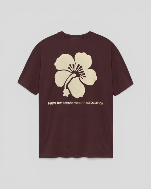 New Amsterdam || Hibiscus Tee - Walnut -M' New Amsterdam Surf Association