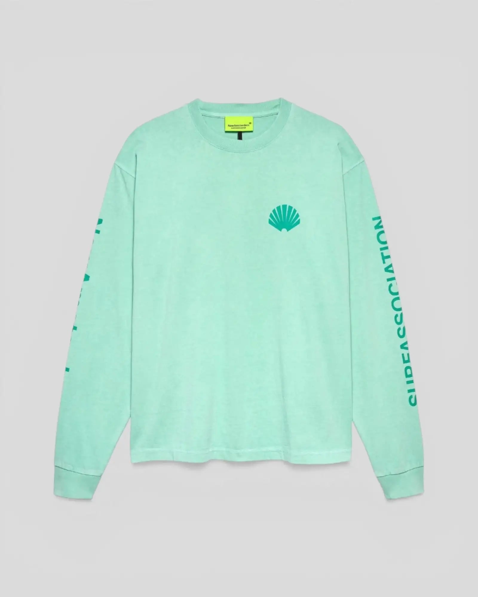 New Amsterdam || Logo Longsleeve - Ocean Wave / Sean Green - M’ New Amsterdam Surf Association