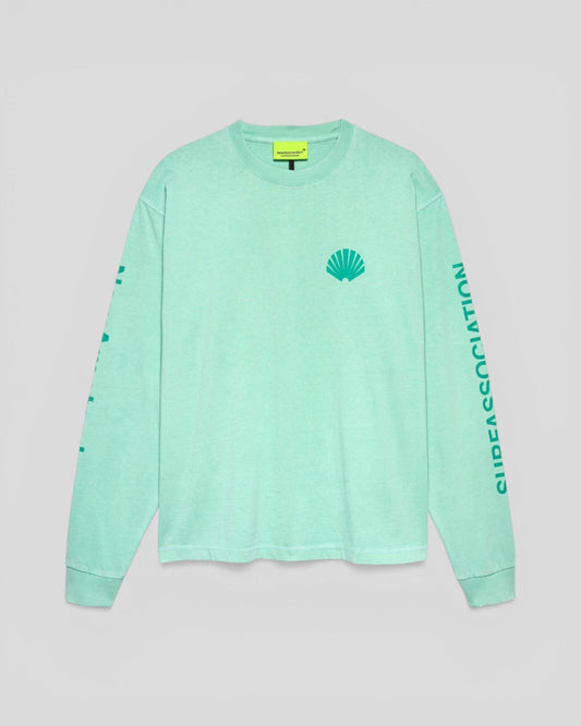 New Amsterdam || Logo Longsleeve - Ocean Wave / Sean Green - M’ New Amsterdam Surf Association